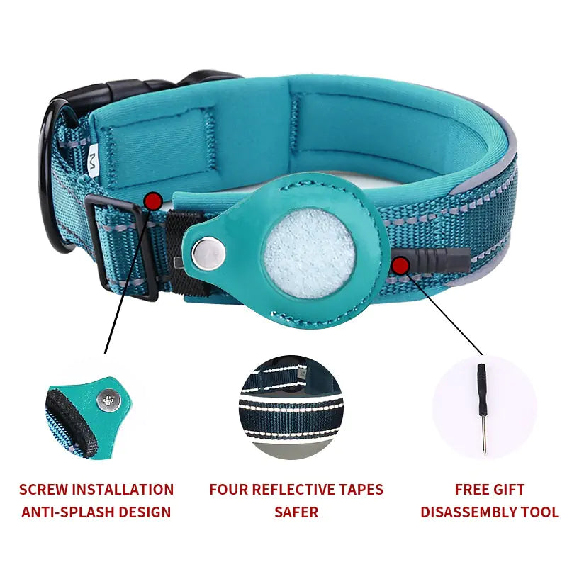 AirTag Compatible Dog Collar