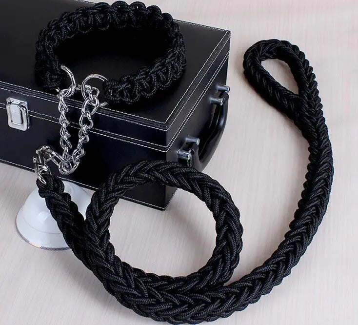 Braided Leash & Collar Combo