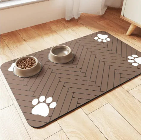 Splash-Proof Feeding Mat for Cats & Dogs