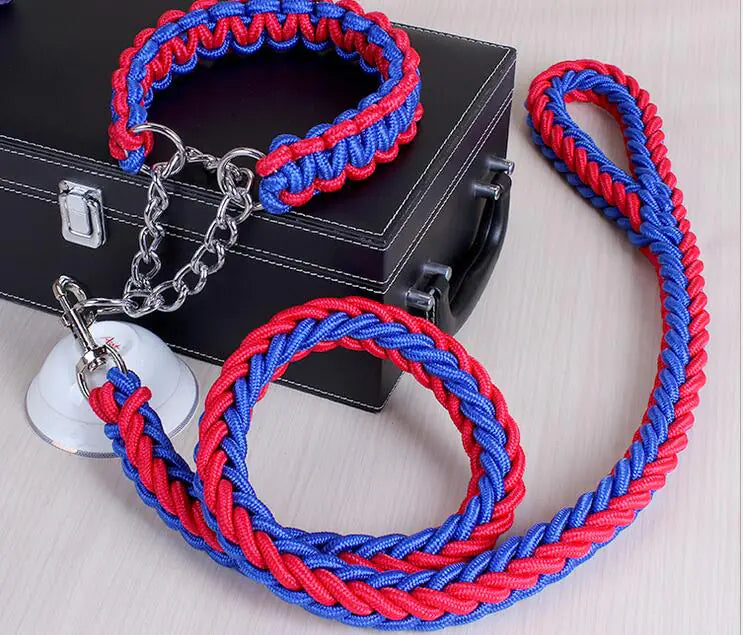 Braided Leash & Collar Combo