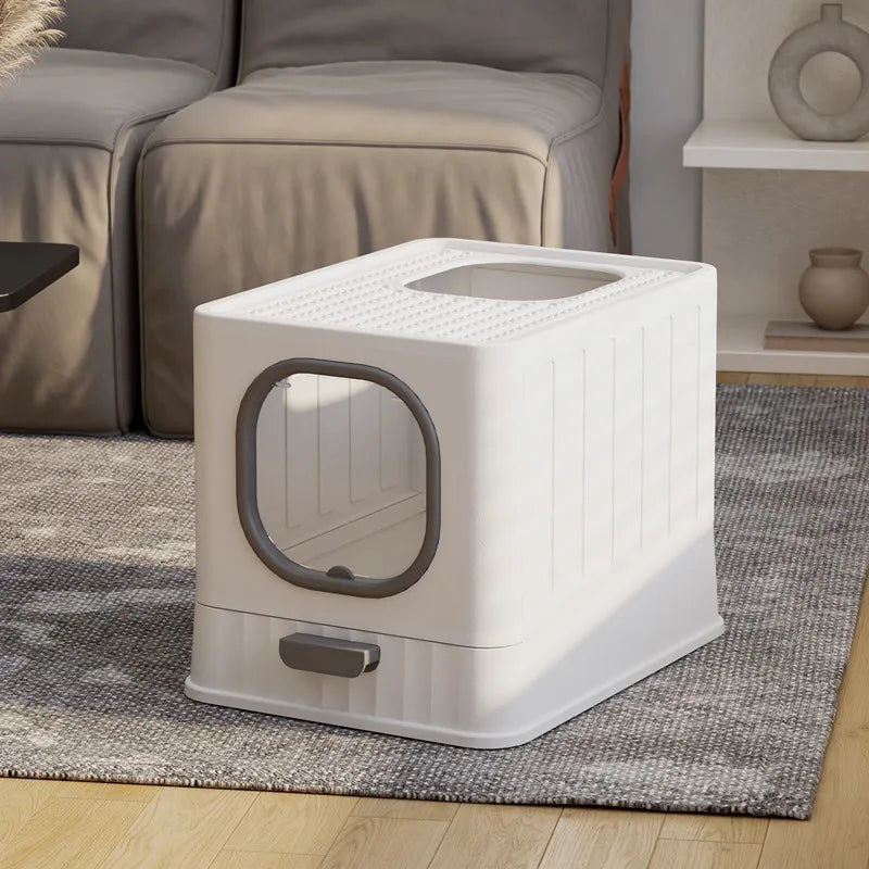 Enclosed Cat Litter Box