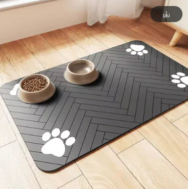 Splash-Proof Feeding Mat for Cats & Dogs