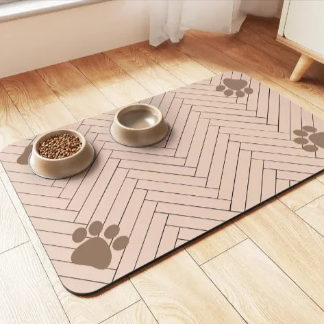 Splash-Proof Feeding Mat for Cats & Dogs