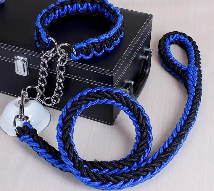 Braided Leash & Collar Combo