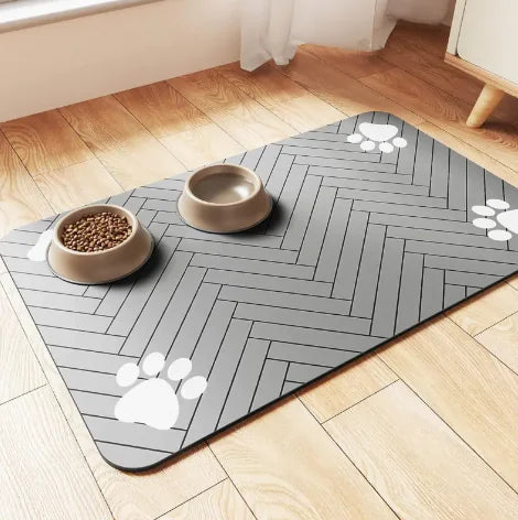 Splash-Proof Feeding Mat for Cats & Dogs