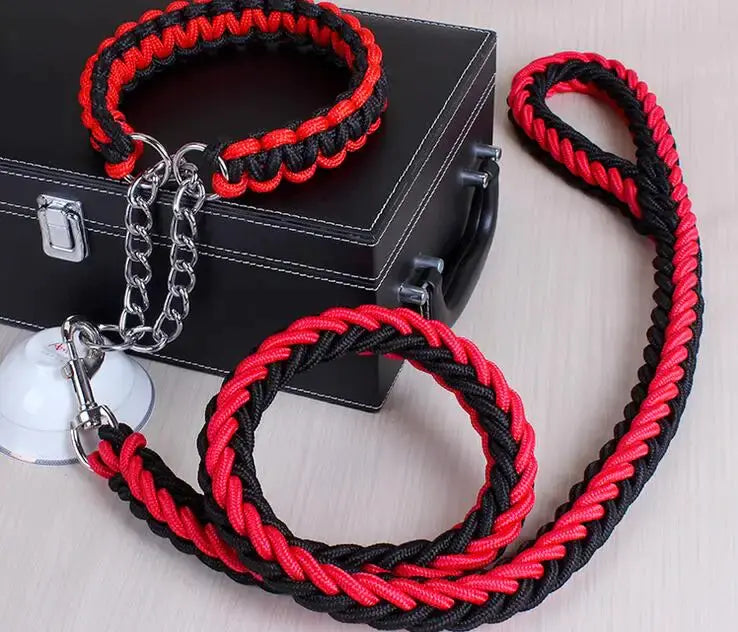 Braided Leash & Collar Combo