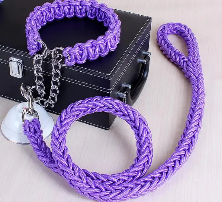 Braided Leash & Collar Combo