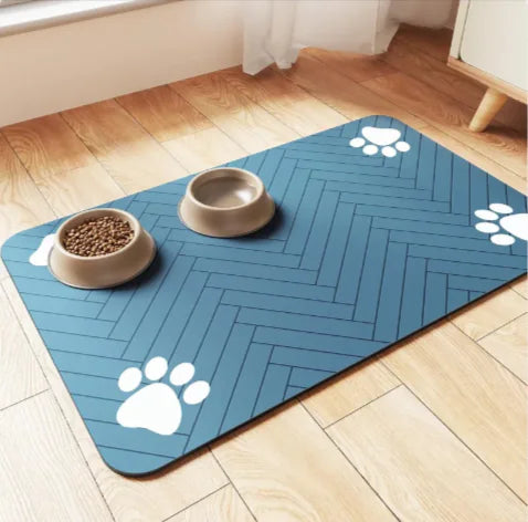 Splash-Proof Feeding Mat for Cats & Dogs